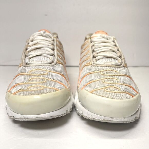 Nike Womens Air Max Plus Tn Running Shoes in White Atomic Orange 10 - Picture 2 of 13